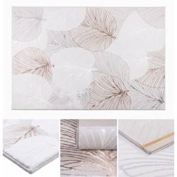 Teppich CREATION 80x150 cm 1950 g/m² grau/beige/weiß