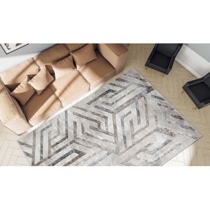 Teppich GRECE 80 x 150 cm, 2150 g/m², beige/grau
