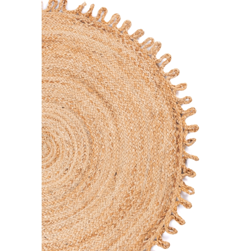 Teppich JUTA 100 cm beige/natur