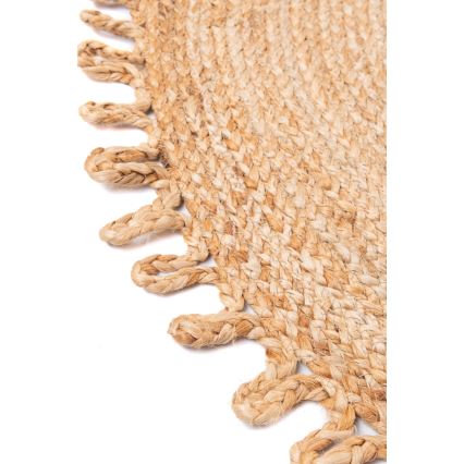 Teppich JUTA 100 cm beige/natur