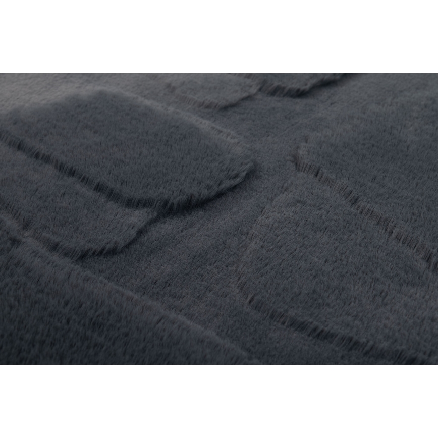 Teppich RABBIT 3D 120x170 cm Anthrazit