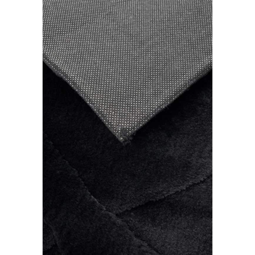 Teppich RABBIT 3D 80 x 150 cm schwarz