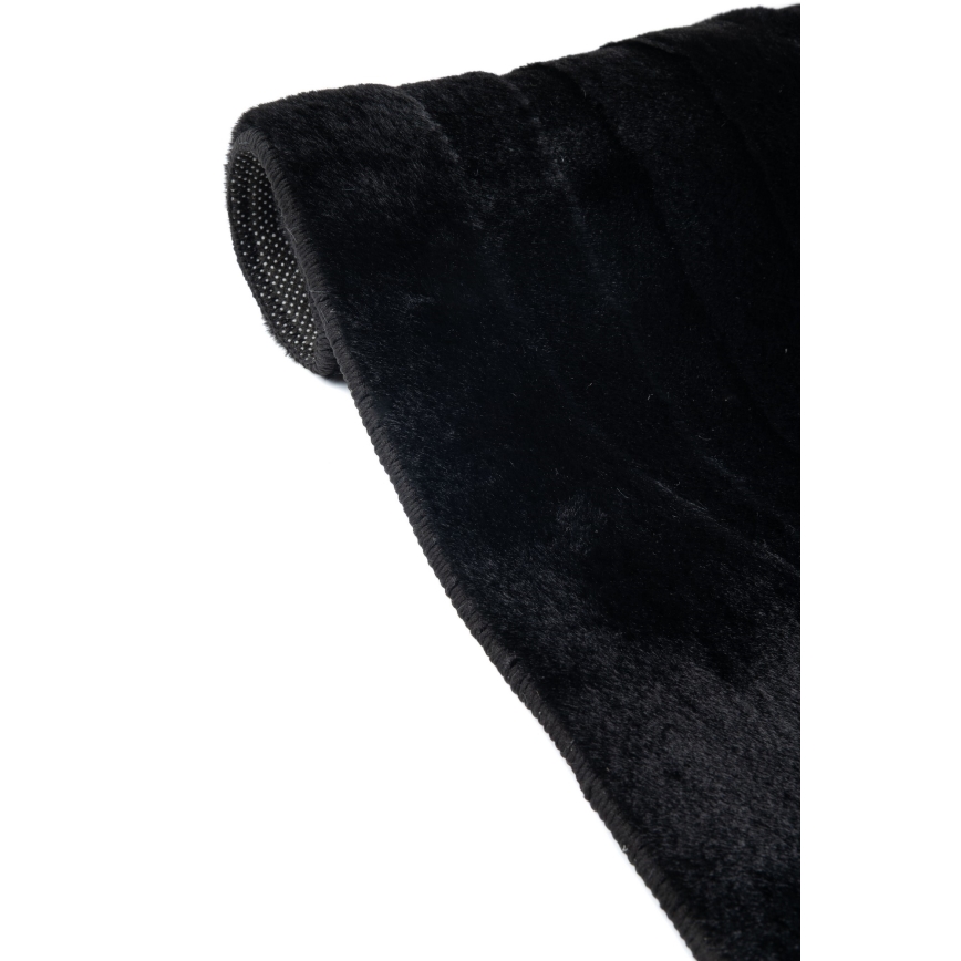 Teppich RABBIT 3D 80x150 cm schwarz