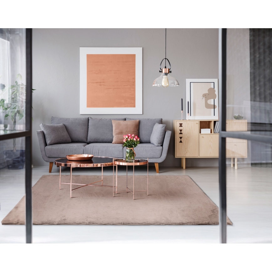 Teppich RABBIT-ROSA NEW 80x150 cm 2000g/m2 beige