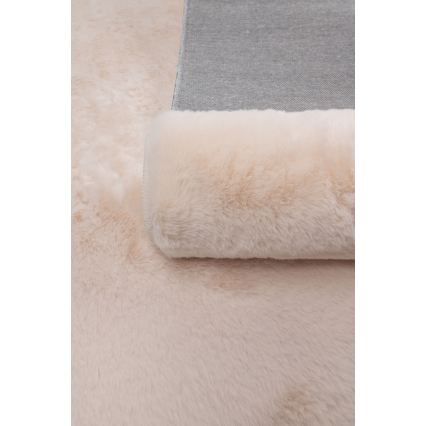 Teppich RABBIT-ROSA NEW 80x150 cm 2000g/m2 cremefarben