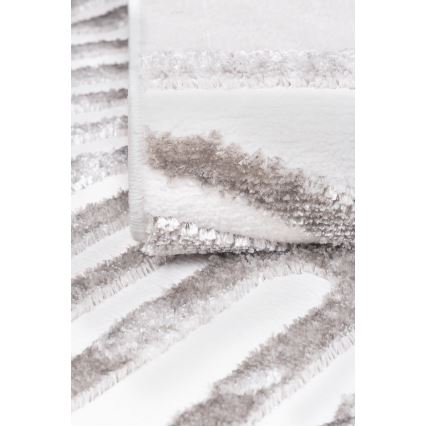 Teppich SALAMANCA 67x120 cm grau/weiß