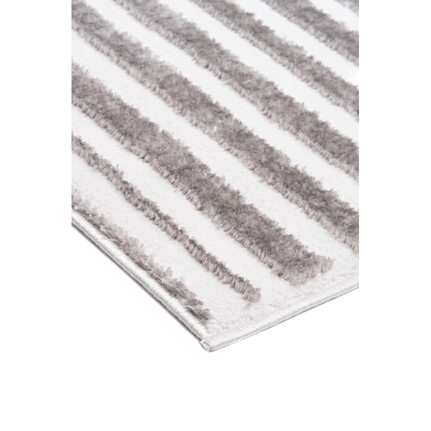 Teppich SALAMANCA 67x120 cm grau/weiß