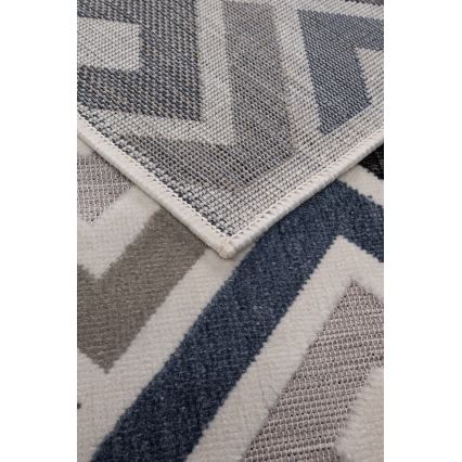 Teppich SHIFT 120x160 cm grau/blau/beige