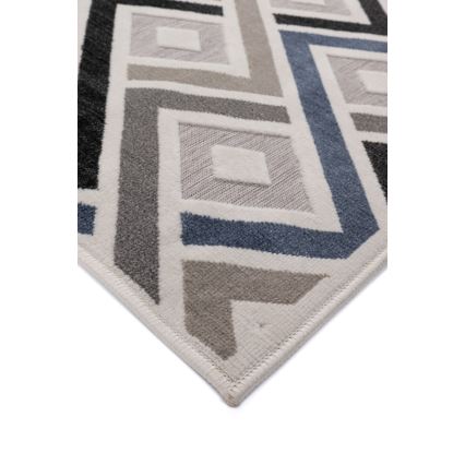 Teppich SHIFT 120x160 cm grau/blau/beige
