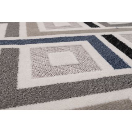 Teppich SHIFT 120x160 cm grau/blau/beige