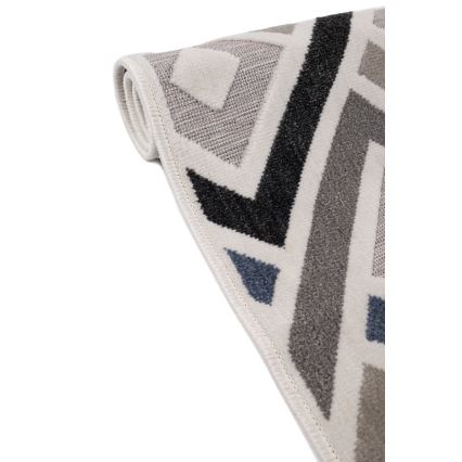 Teppich SHIFT 120x160 cm grau/blau/beige