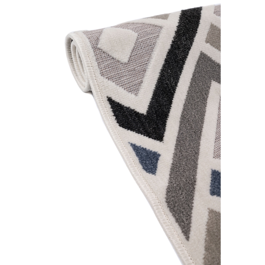 Teppich SHIFT 120x160 cm grau/blau/beige