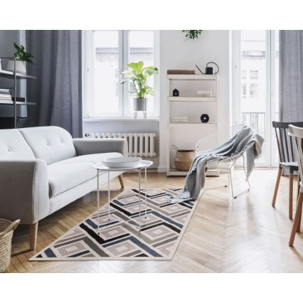 Teppich SHIFT 80x150 cm grau/blau