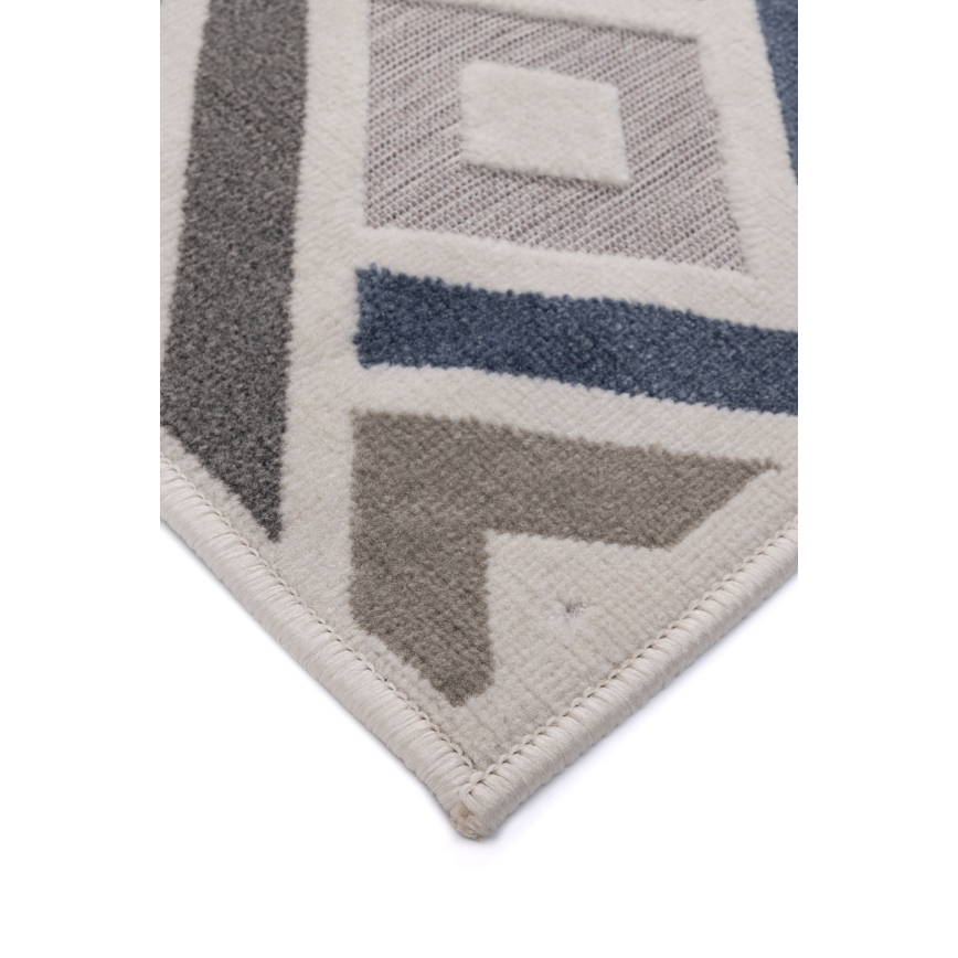 Teppich SHIFT 80x150 cm grau/blau