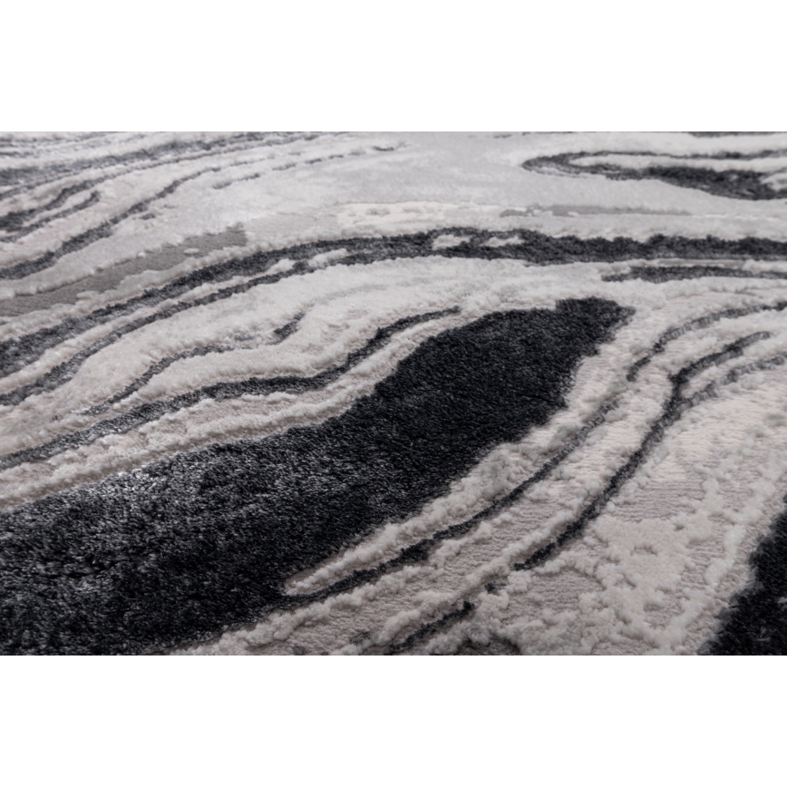 Teppich STONE 120 x 160 cm grau/anthrazit