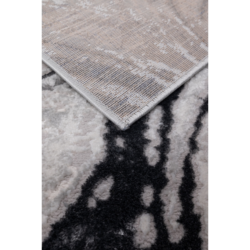 Teppich STONE 120 x 160 cm grau/anthrazit