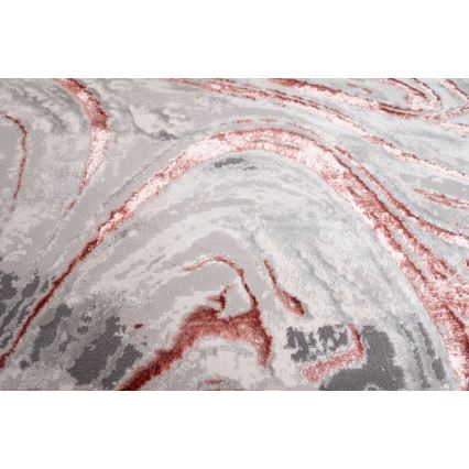Teppich STONE 120 x 160 cm rosa/grau