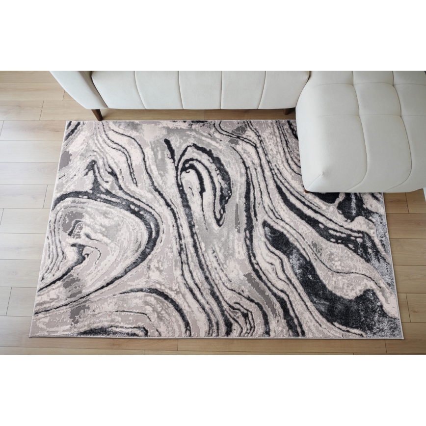 Teppich STONE 80x140 cm grau/anthrazit