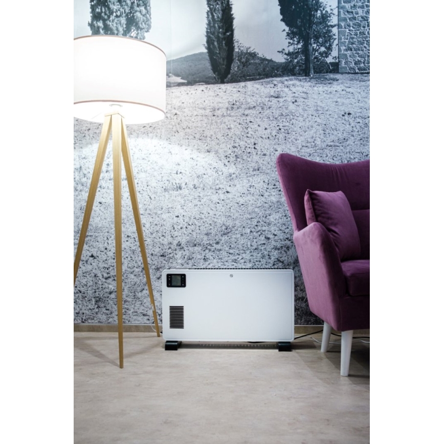 Immax NEO 07760L - Termoconvettore elettrico 1000/1300/2300W LCD/timer/TURBO/termostato Wi-Fi Tuya + tc