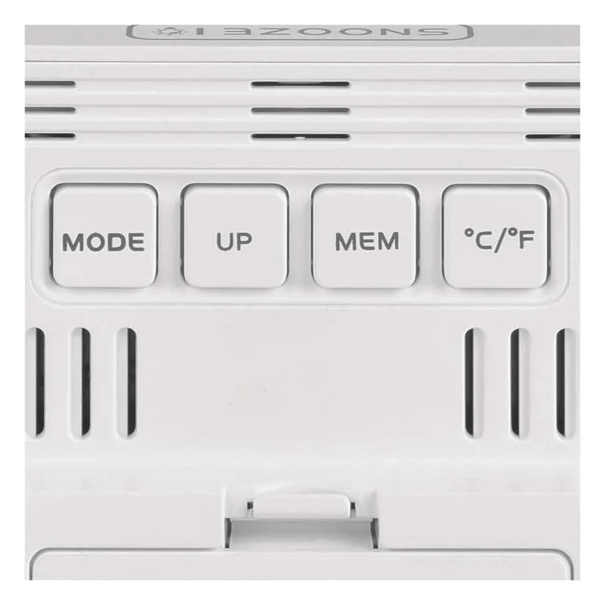 Termometro digitale con igrometro 1xAA bianco