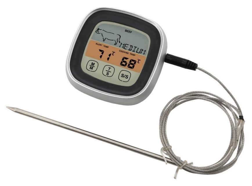 Termometro digitale per carne con sonda -20-300°C 2xAAA