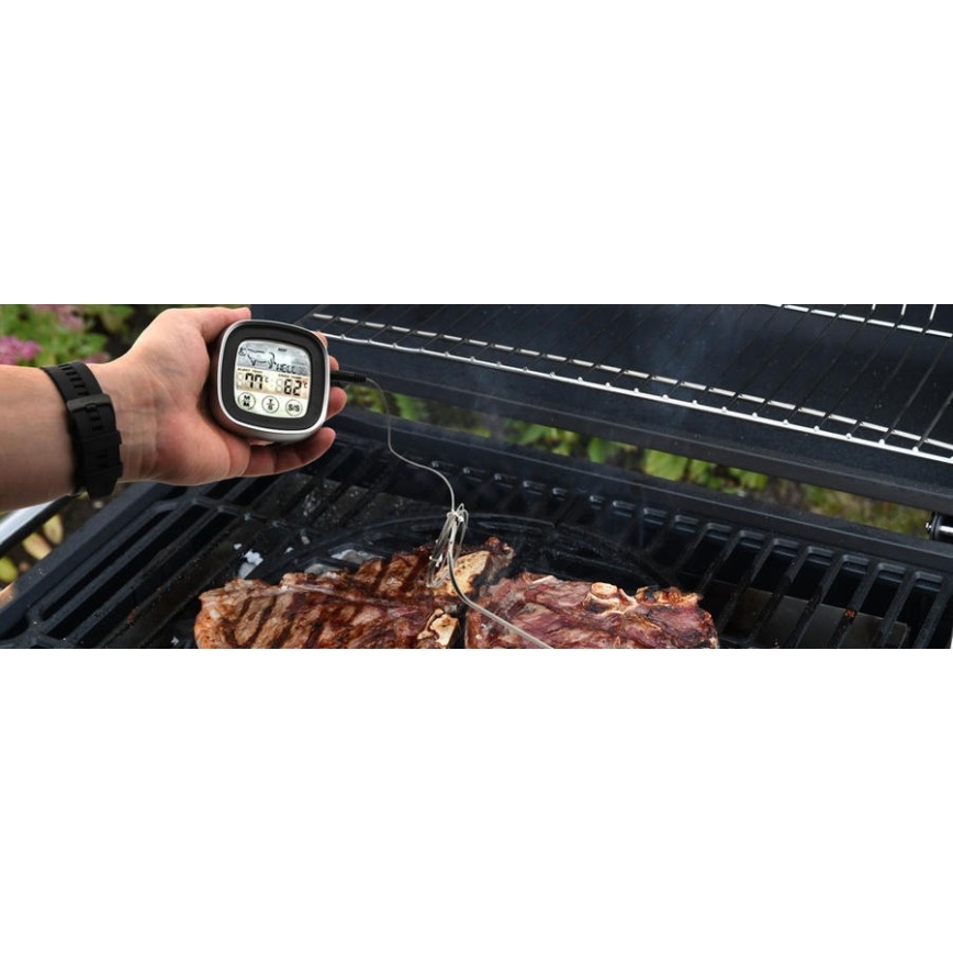 Termometro digitale per carne con sonda -20-300°C 2xAAA