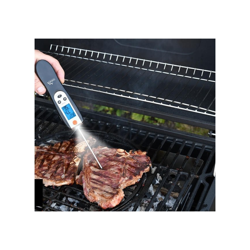 Termometro digitale pieghevole per carne 0-300°C 2xAAA