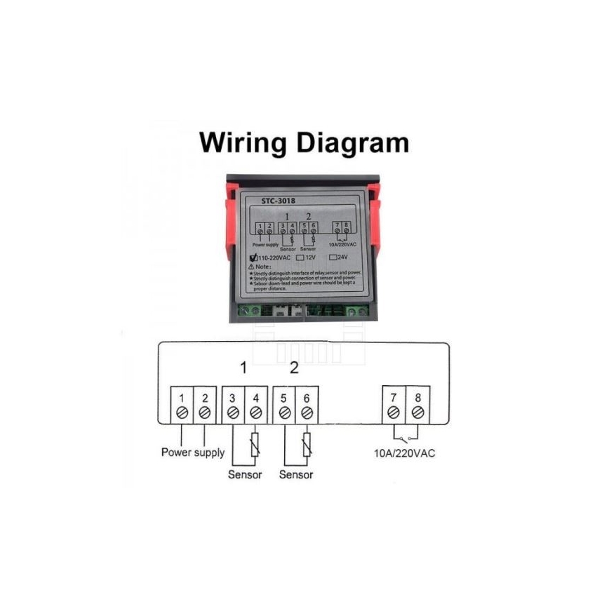 Termostato digitale 3W/230V