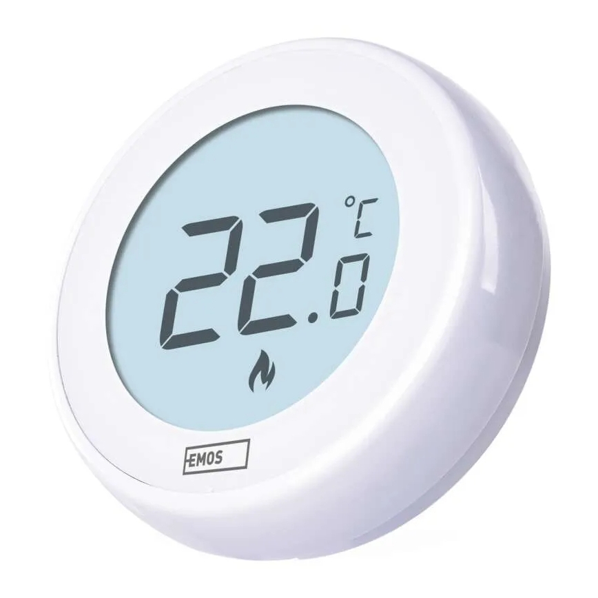 Termostato manuale per ambiente 230V/6A 2xAA bianco