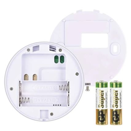 Termostato manuale per ambiente 230V/6A 2xAA bianco