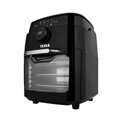 TESLA Electronics AirCook & Grill - Friggitrice ad aria digitale multifunzione intelligente 12 l 1800W/230V Wi-Fi