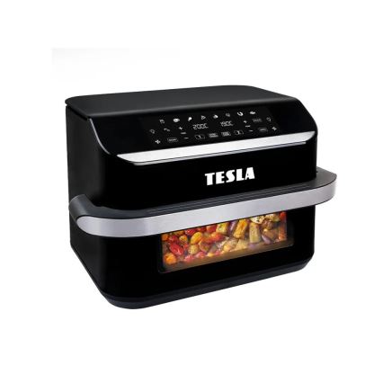 TESLA Electronics AirCook - Friggitrice ad aria digitale multifunzione duale 10 l 2400W/230V