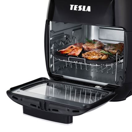 TESLA Electronics AirCook - Friggitrice digitale multifunzionale ad aria calda 11 l 2000W/230V