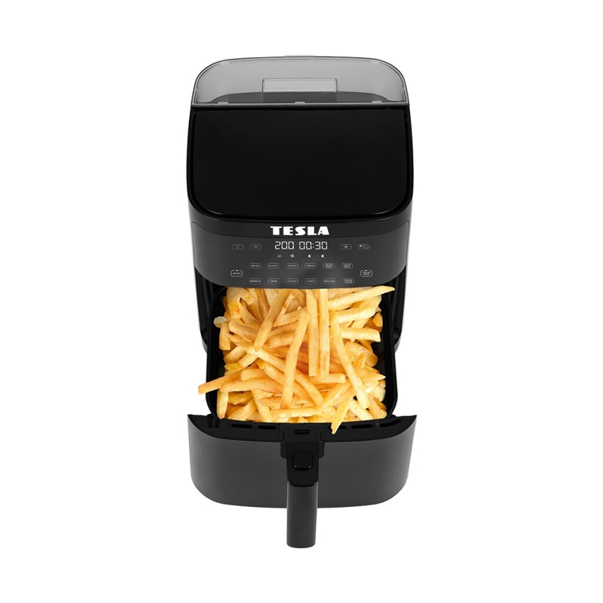 TESLA Electronics AirCook - Multifunktionale Dampf- und Heißluftfritteuse 5 l 1500W/230V