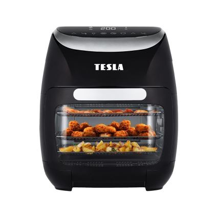 TESLA Electronics AirCook - Multifunktionale digitale Heißluftfritteuse 11 l 2000W/230V
