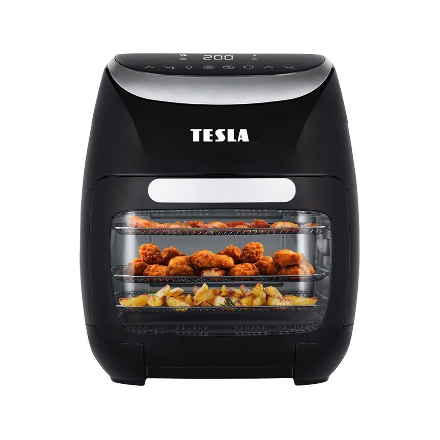 TESLA Electronics AirCook - Multifunktionale digitale Heißluftfritteuse 11 l 2000W/230V