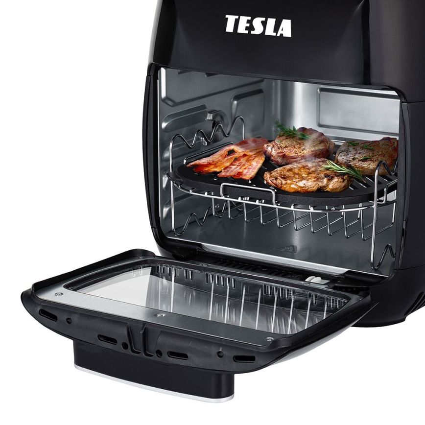 TESLA Electronics AirCook - Multifunktionale digitale Heißluftfritteuse 11 l 2000W/230V