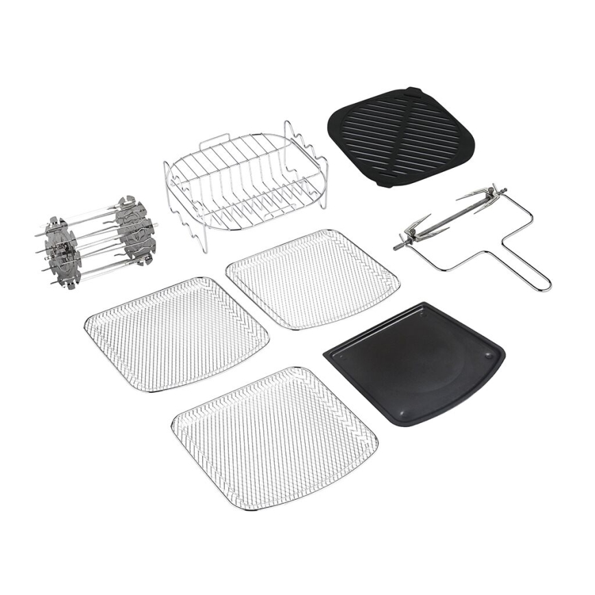 TESLA Electronics AirCook - Multifunktionale digitale Heißluftfritteuse 11 l 2000W/230V