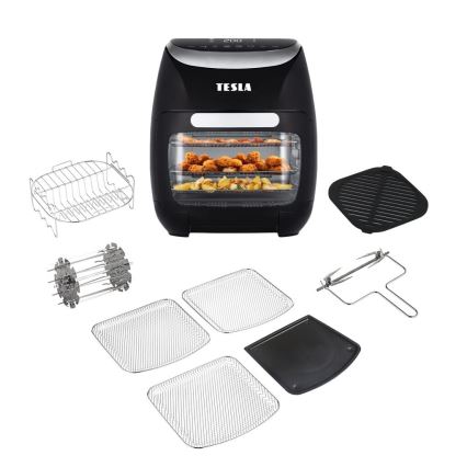 TESLA Electronics AirCook - Multifunktionale digitale Heißluftfritteuse 11 l 2000W/230V