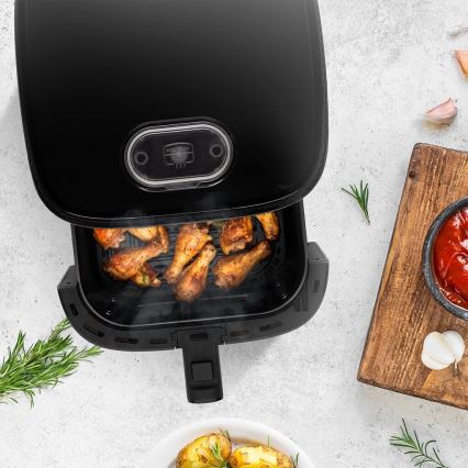 TESLA Electronics AirCook - Multifunktionale digitale Heißluftfritteuse 5 l 1500W/230V