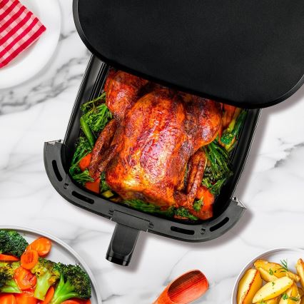 TESLA Electronics AirCook - Multifunktionale digitale Heißluftfritteuse 7 l 1600W/230V