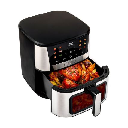 TESLA Electronics AirCook - Multifunktionale digitale Heißluftfritteuse 7 l 1600W/230V