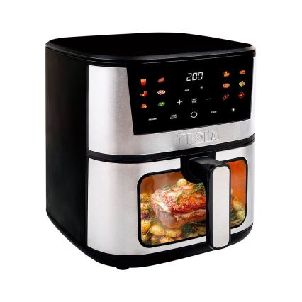 TESLA Electronics AirCook - Multifunktionale digitale Heißluftfritteuse 7 l 1600W/230V