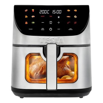 TESLA Electronics AirCook - Multifunktionale, digitale Smart-Heißluftfritteuse 9 l 1700W/230V Wi-Fi