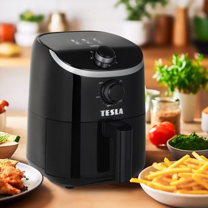 TESLA Electronics AirCook - Multifunktionale Heißluftfritteuse 2 l 900W/230V