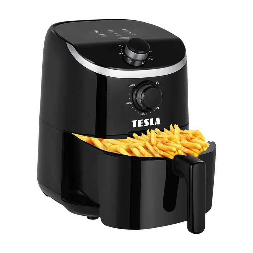 TESLA Electronics AirCook - Multifunktionale Heißluftfritteuse 2 l 900W/230V