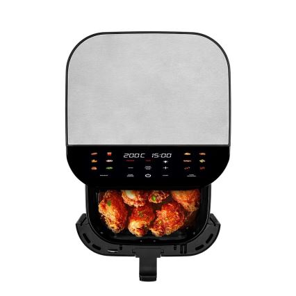 TESLA Electronics AirCook - Multifunktionale, digitale Smart-Heißluftfritteuse 9 l 1700W/230V Wi-Fi