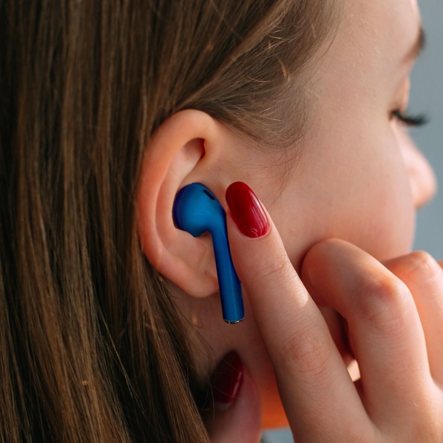 TESLA Electronics - Wireless earphones blu