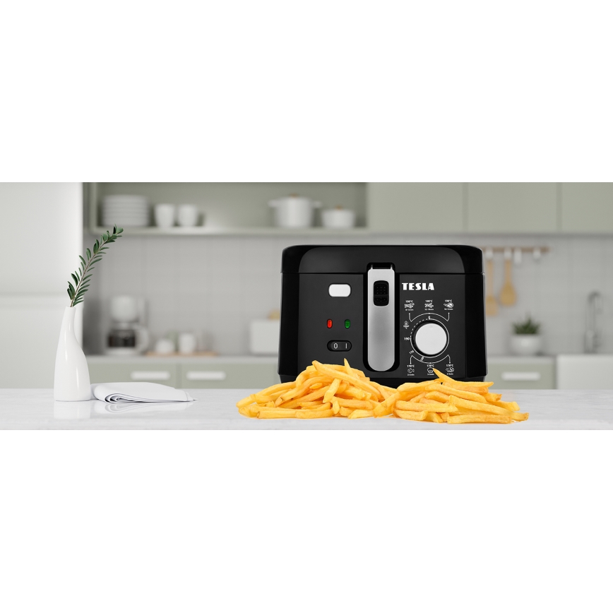 TESLA Electronics EasyCook - Friggitrice 2,5 l 1800W/230V