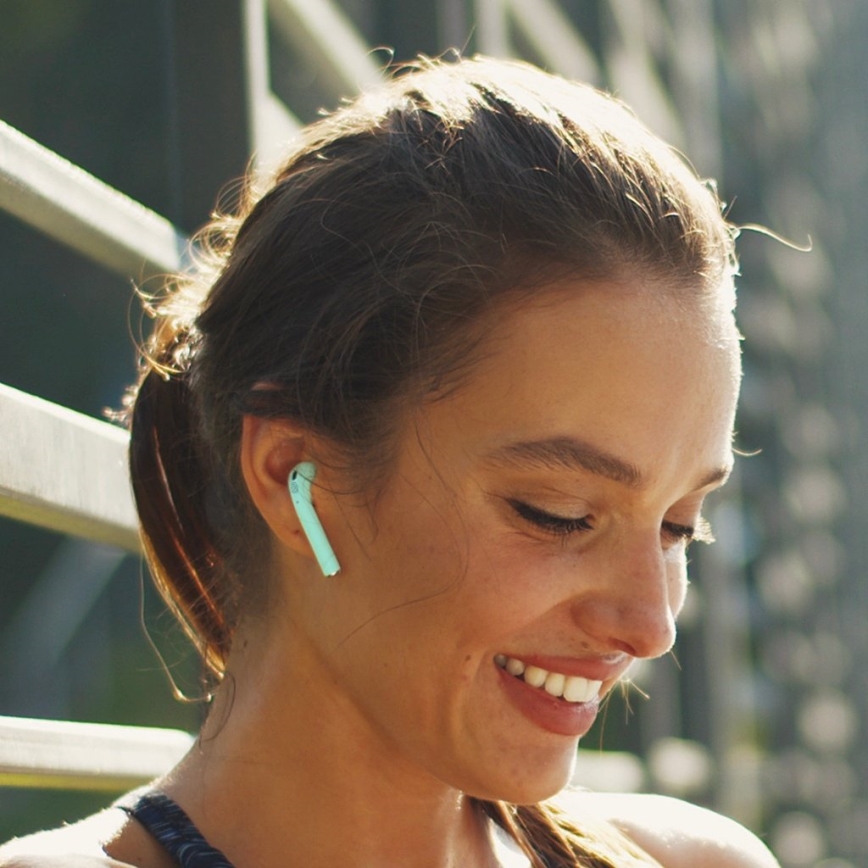 TESLA Electronics - Écouteurs sans fil turquoise